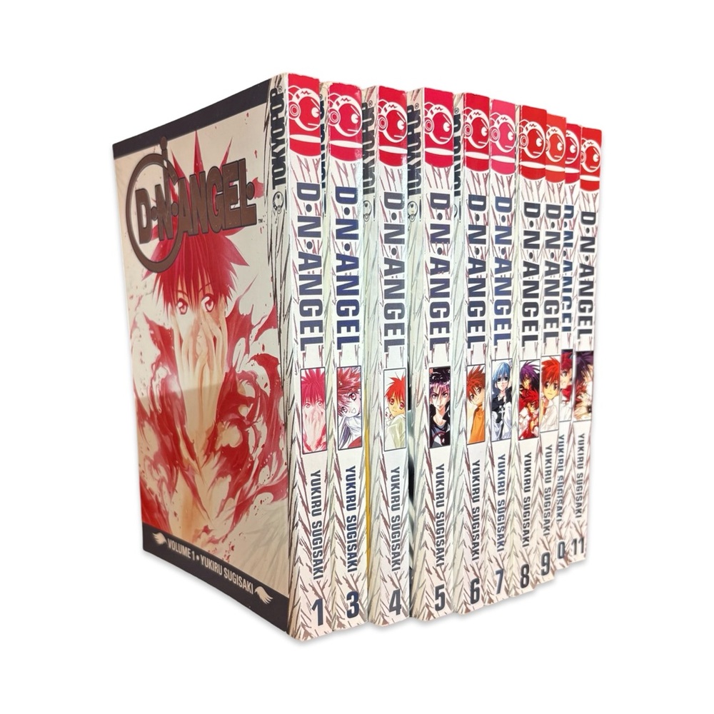 TokyoPop D.N. Angel Manga In English Books by Yukiru Sugisaki Lot